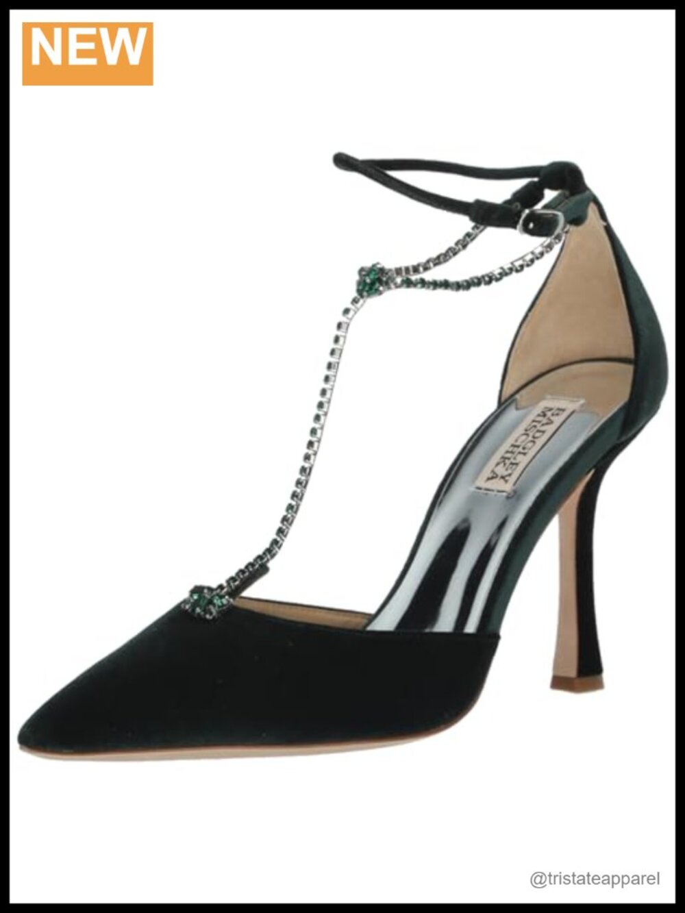 Leather Pointed Toe Stiletto Heel Pump Breathable Lining Wedding Dance